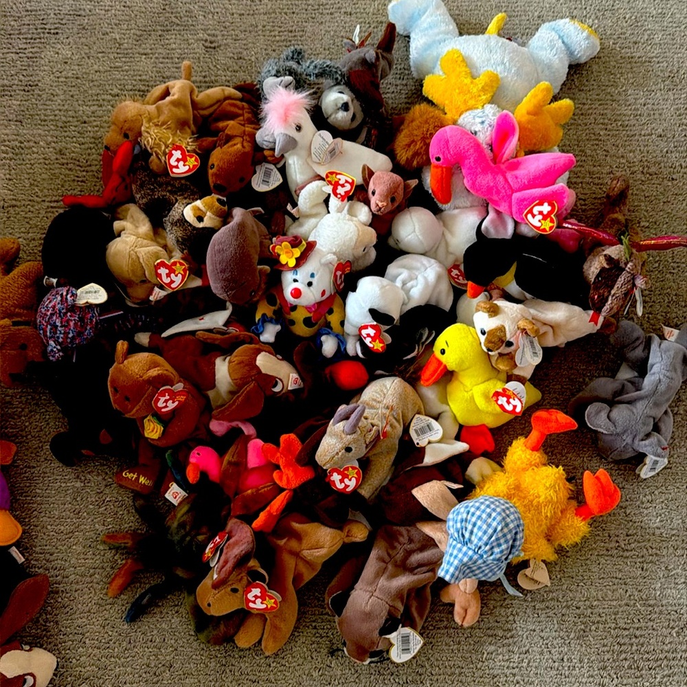 Ty 55 item Beanie Baby collection